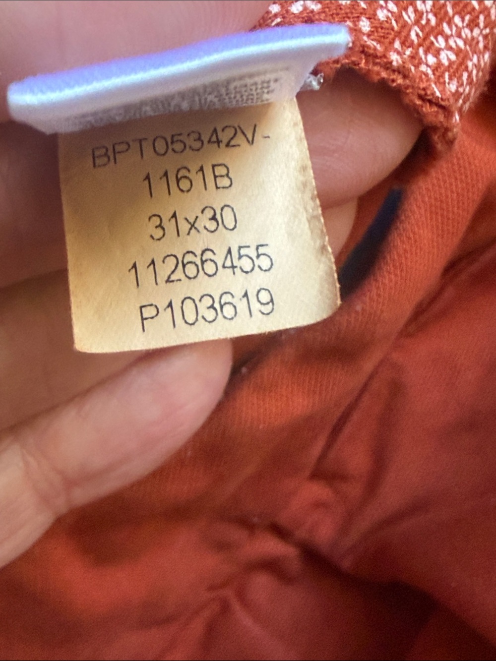 Bonobos Rust Orange Slim Taper Italian Chino Pants Like New 31 x 30 - Picture 12 of 12